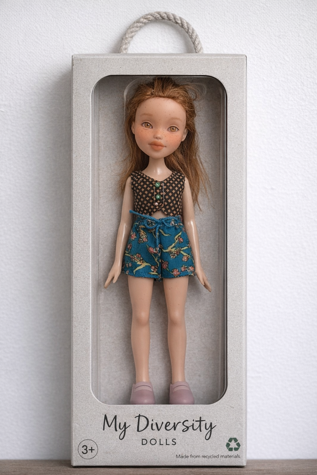 My Diversity Dolls — finished doll in eco-friendly retail packaging