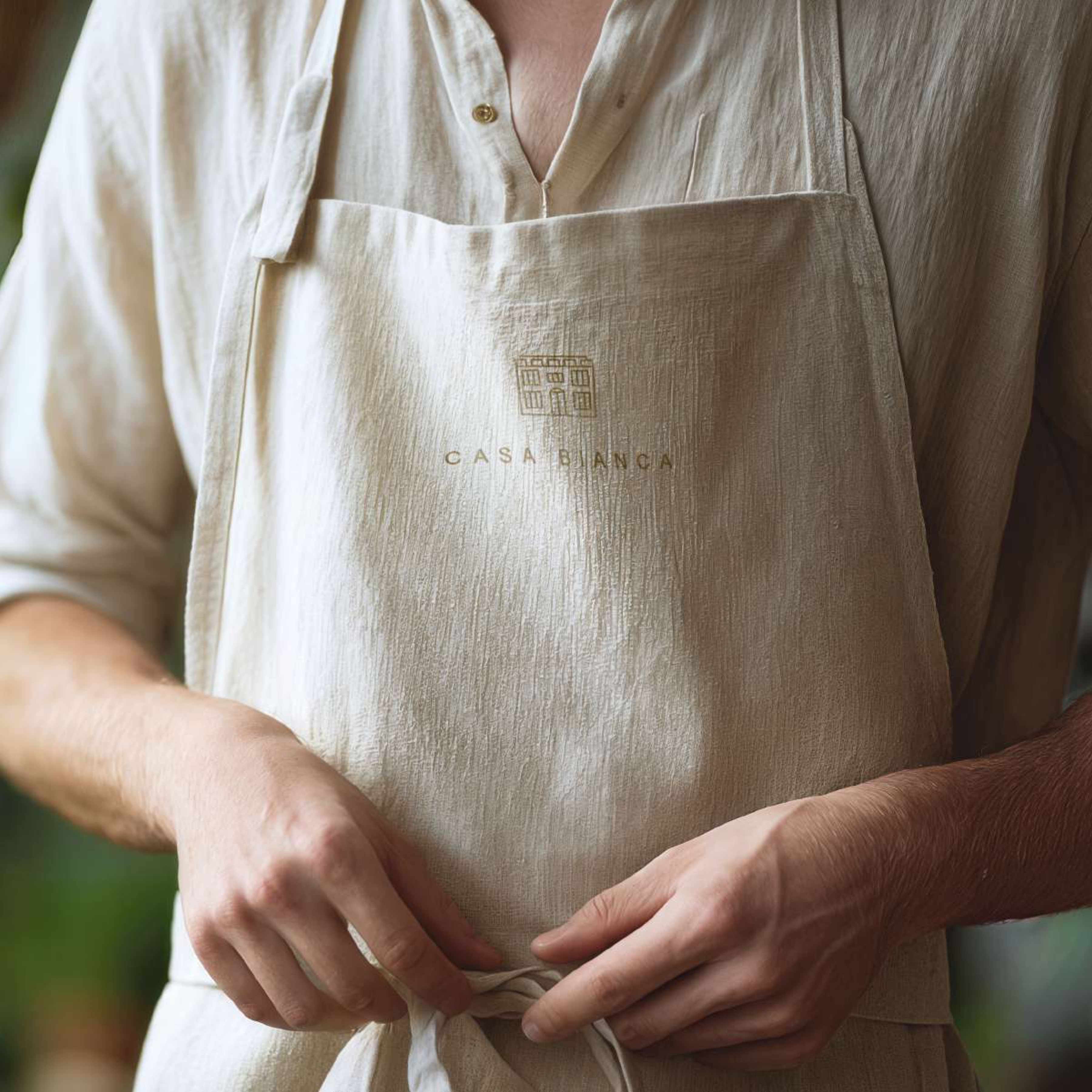 Casa Bianca staff apron