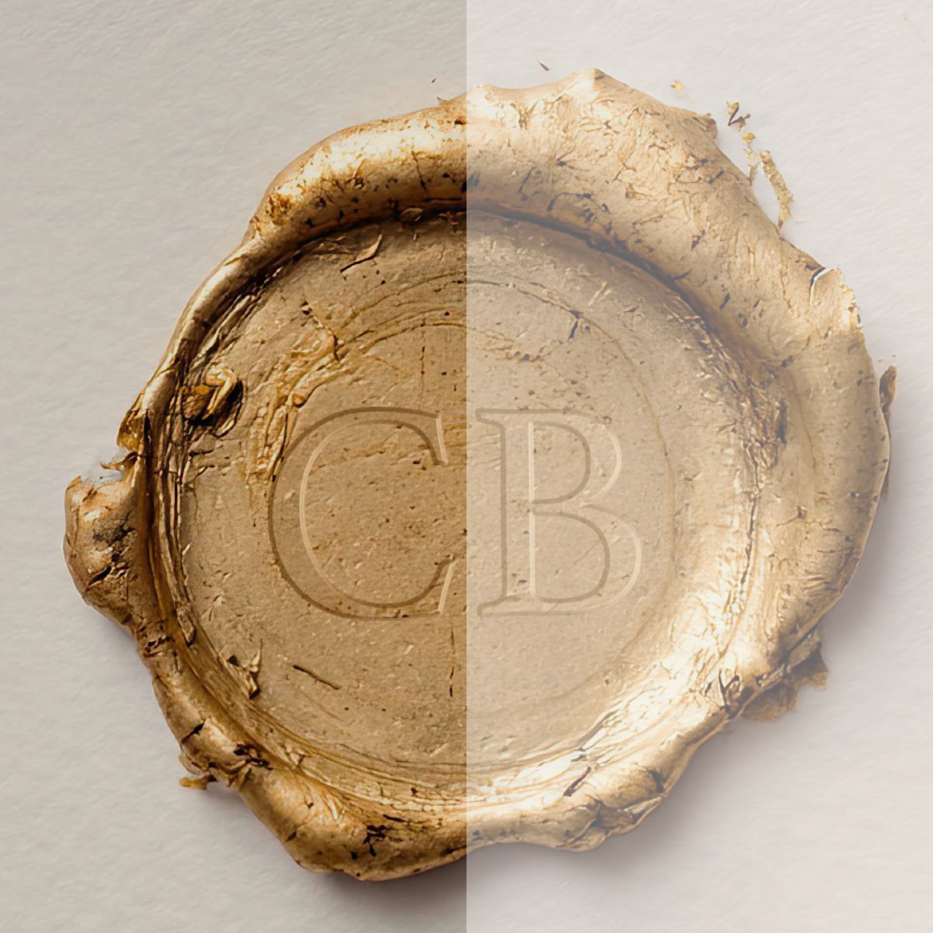 Casa Bianca wax seal monogram