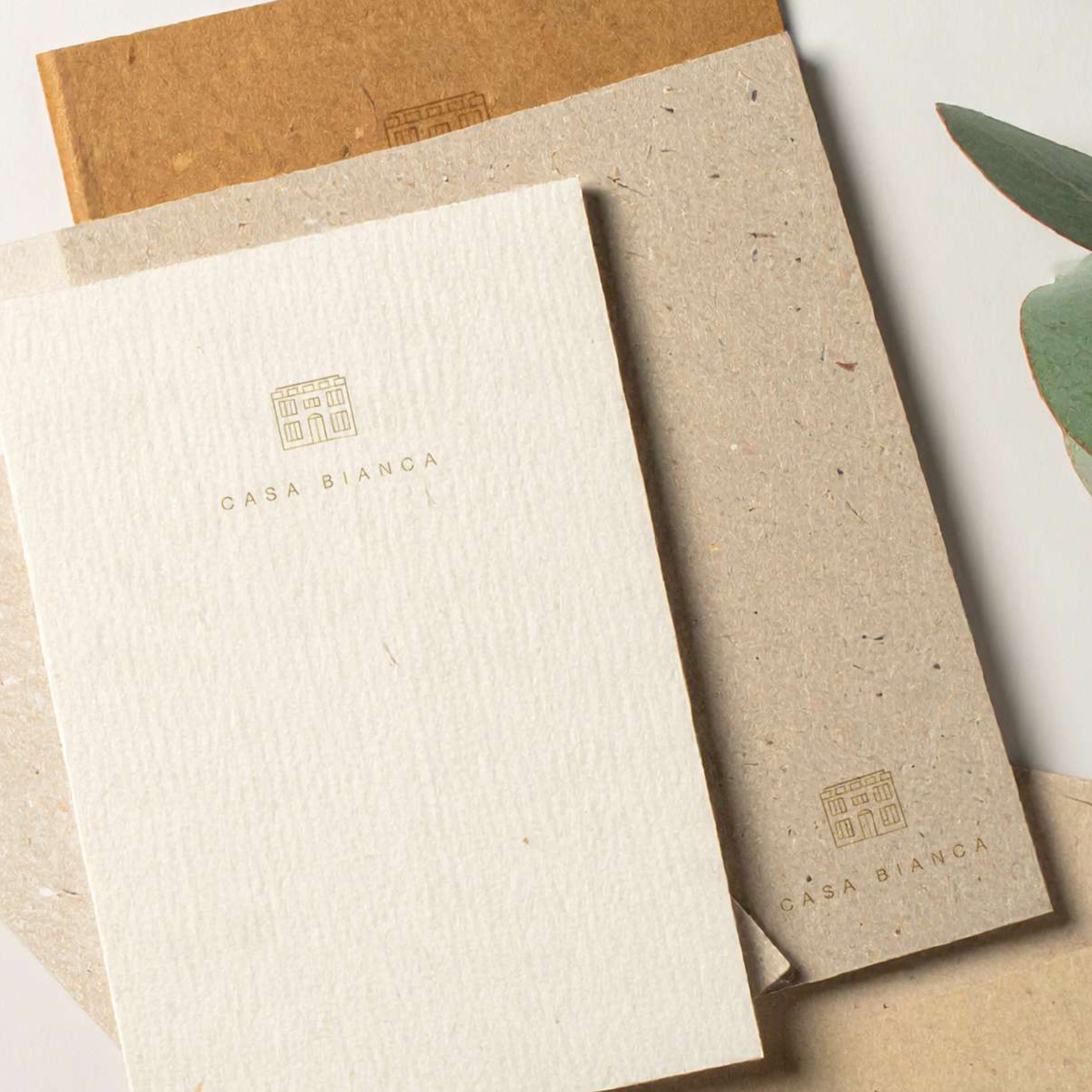 Casa Bianca branded notepads