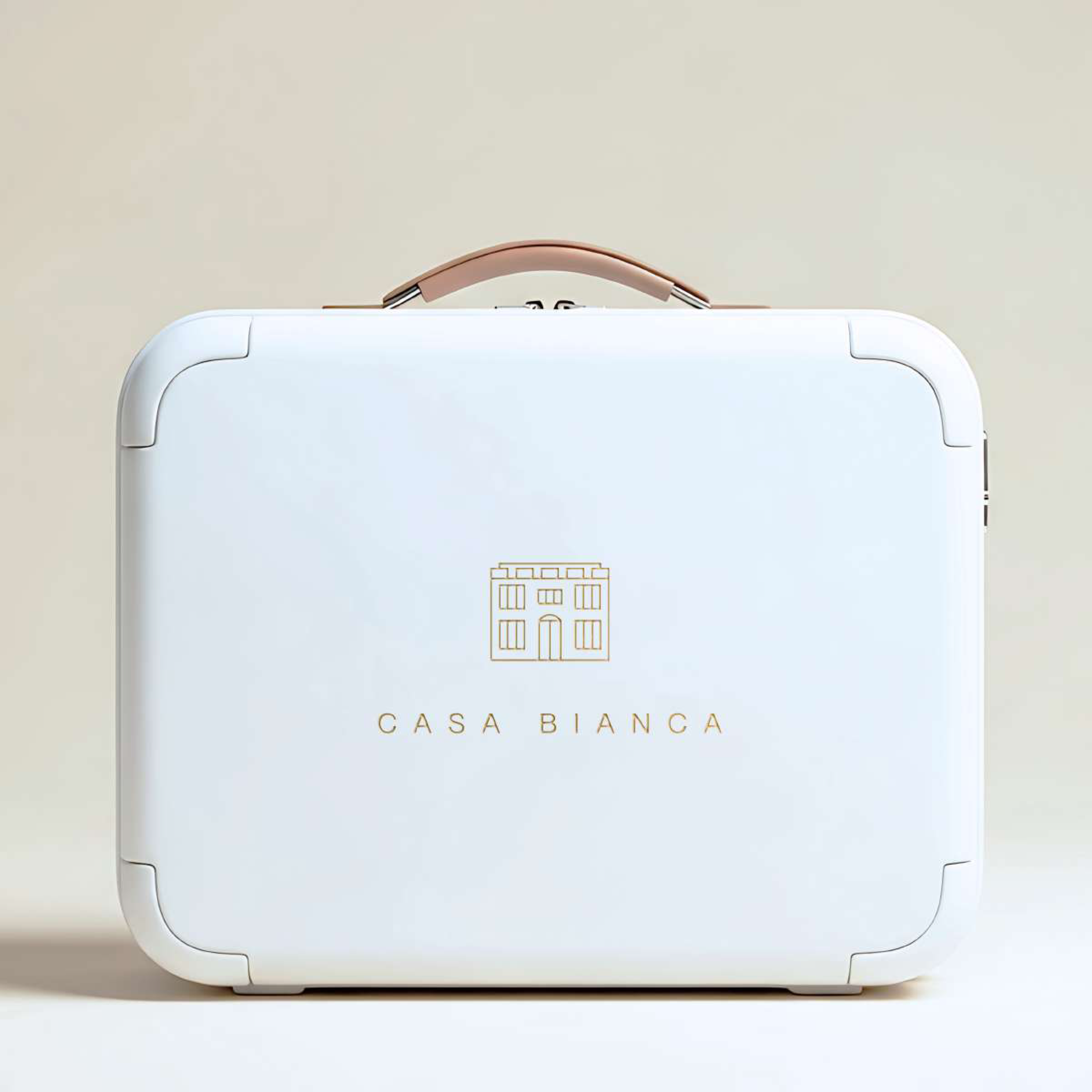 Casa Bianca branded travel case