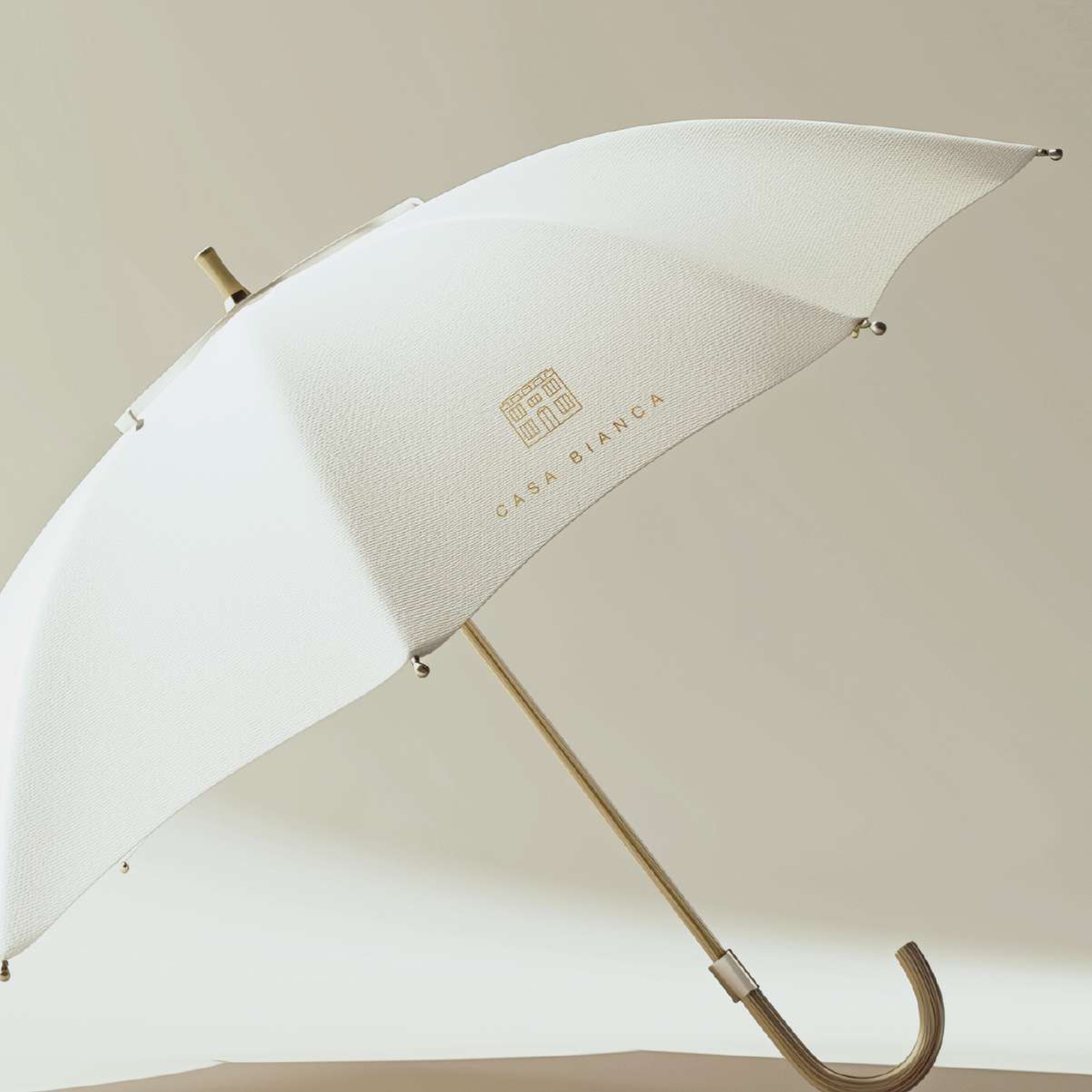 Casa Bianca branded umbrella