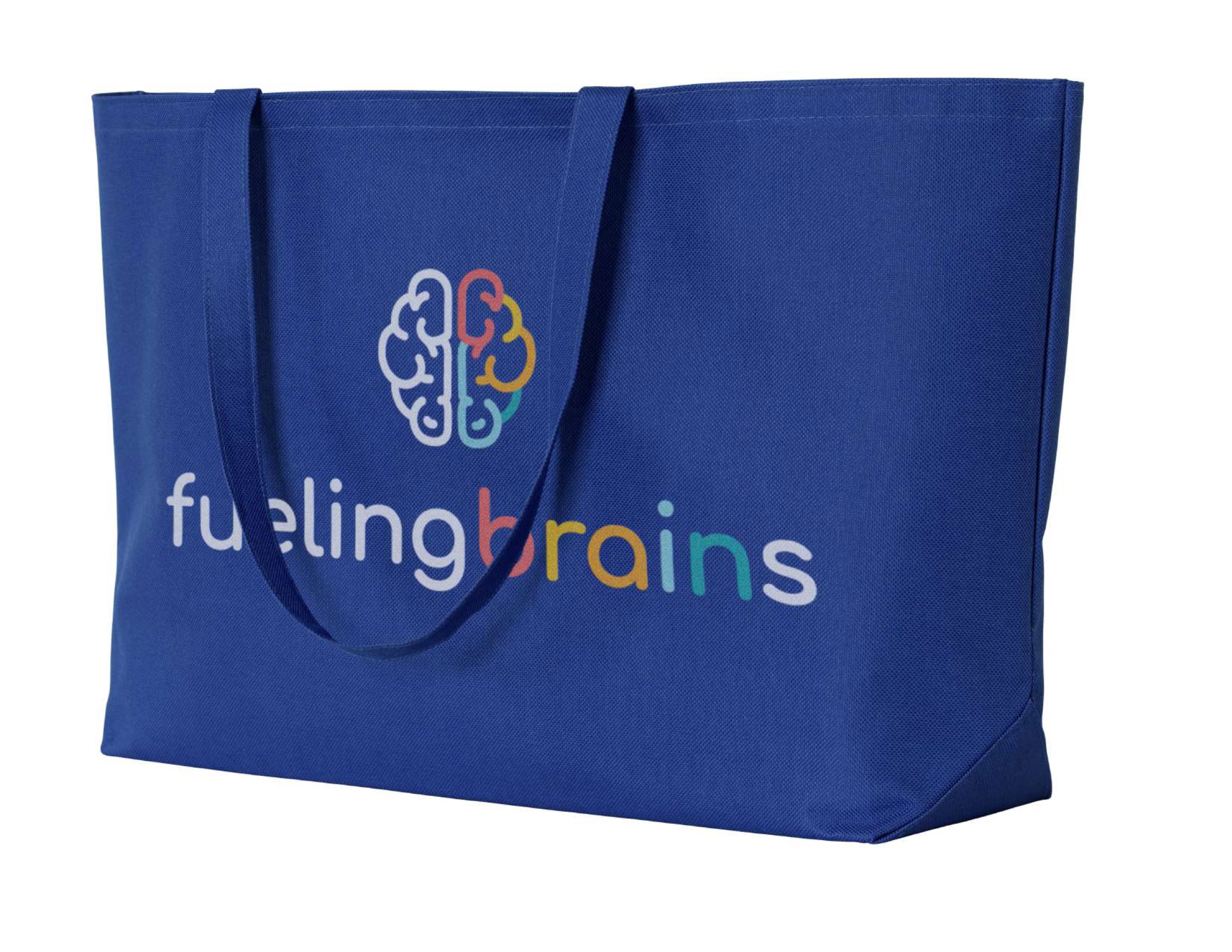 Fueling Brains branded tote bag