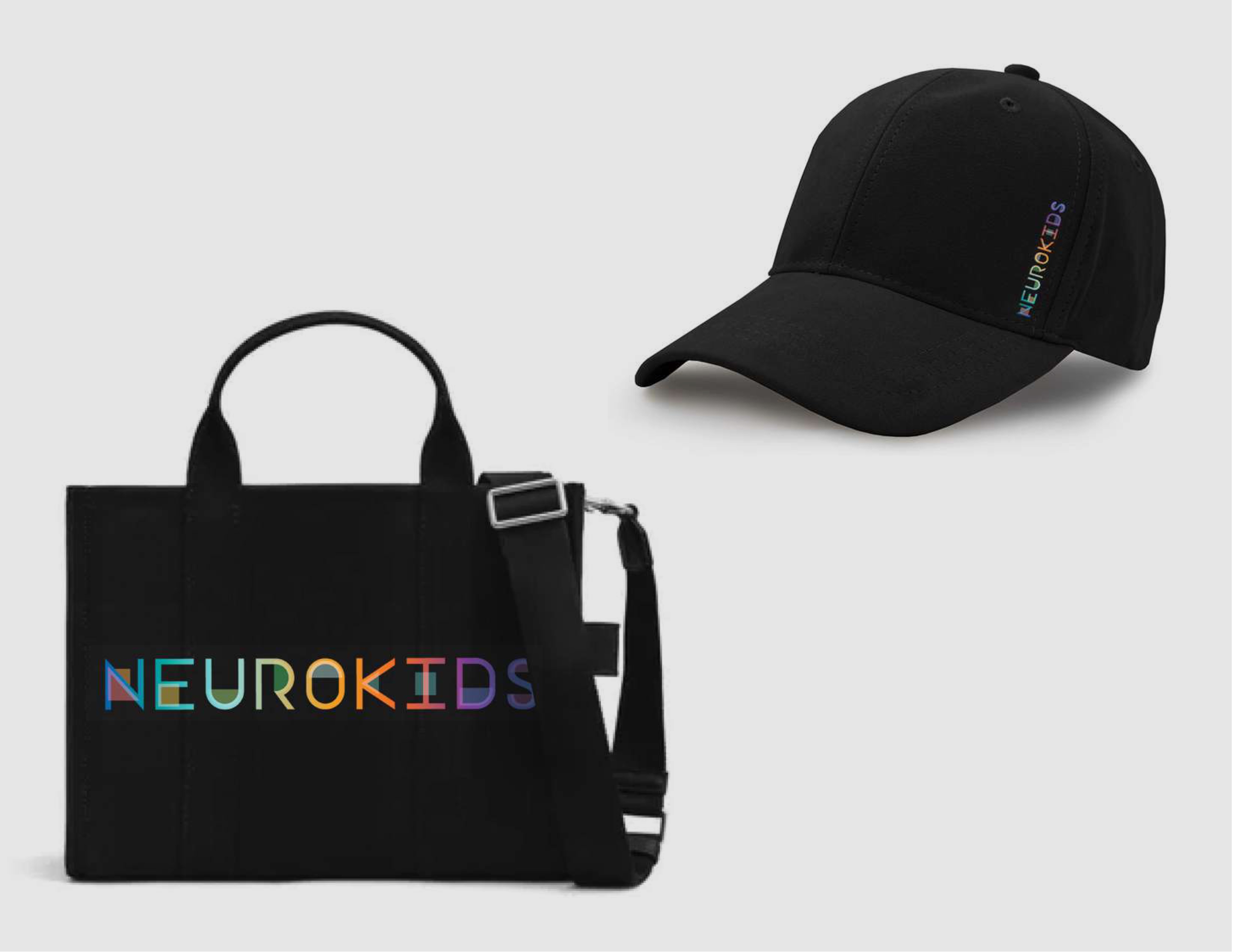 Neurokids 2023 tote bag and cap