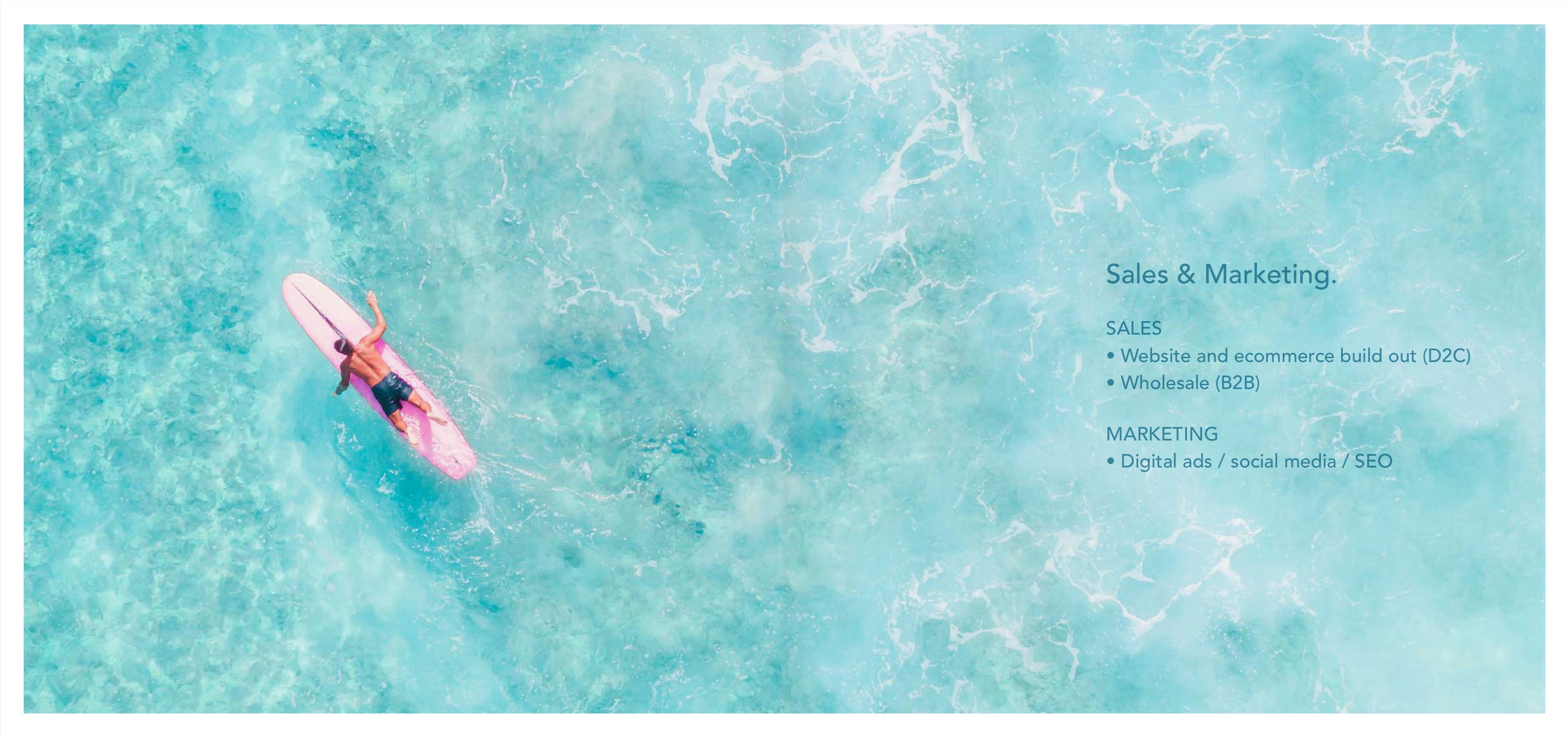 POW aerial ocean lifestyle photography